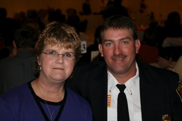 Mr. and Mrs. Mark Carter - 2007 SVRS Fire Fighter of the Year
