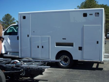 Photos of new truck under construction